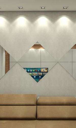 Espelho prata lapidado Espelho prata lapidado