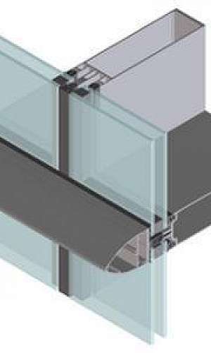 Fachada cortina com sistema stick Fachada cortina com sistema stick