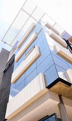 Fachada de pele de vidro alcoa Fachada de pele de vidro alcoa