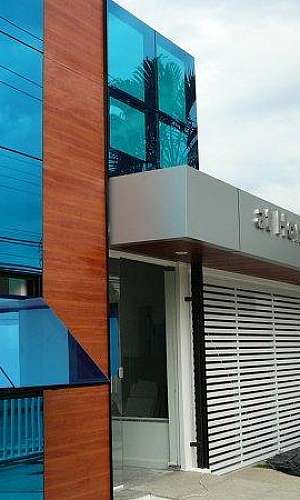 Fachada pele de vidro e ACM Fachada pele de vidro e ACM