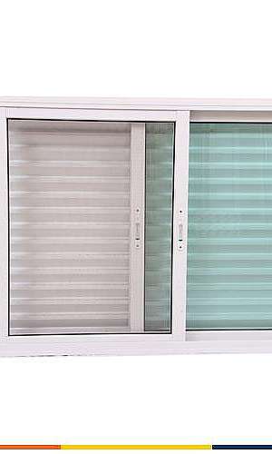 Janela de alumínio com persiana integrada Janela de alumínio com persiana integrada